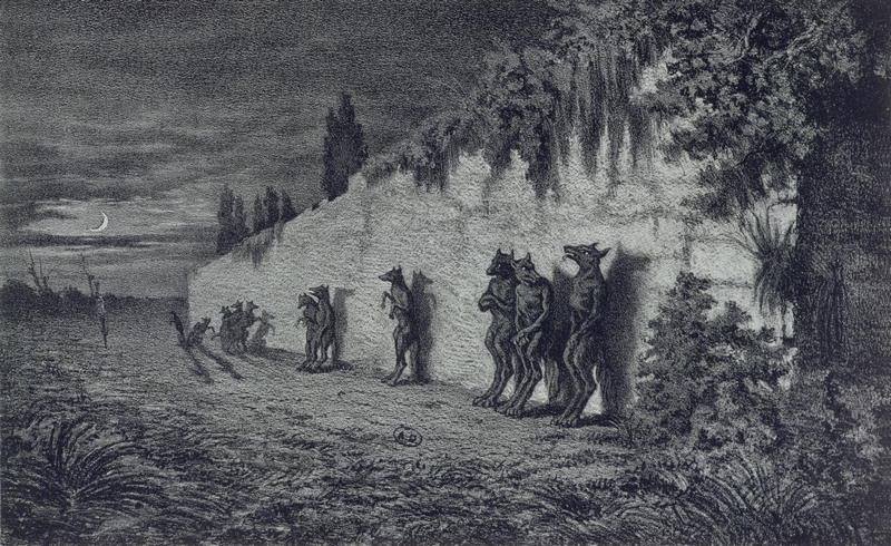 Werewolves by Baron Dudevant, Jean Francois Maurice Sand, 1858