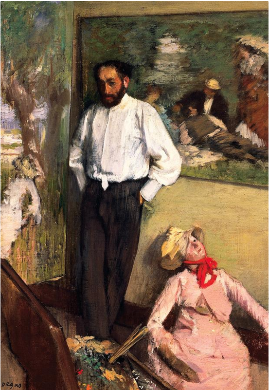 degas man and puppet